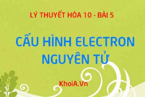 Thứ tự mức năng lượng trong nguyên tử, cấu hình e nguyên tử và đặc điểm lớp electron ngoài cùng - Hóa 10 bài 5